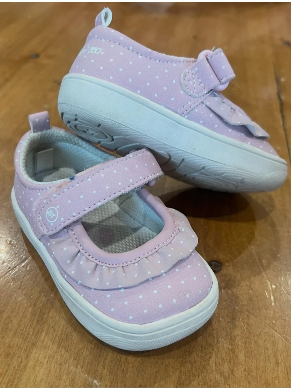 Stride Rite Mary Jane Shoes with Ruffle - Picture 2 of 2